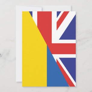 Britische Unterstützung für die Ukraine Sherpa Bla Feiertagskarte
