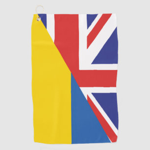 Britische Unterstützung für die Ukraine Sherpa-Dec Golfhandtuch