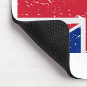 BRITISCHE Vintage Flagge Mousepad (Ecke)