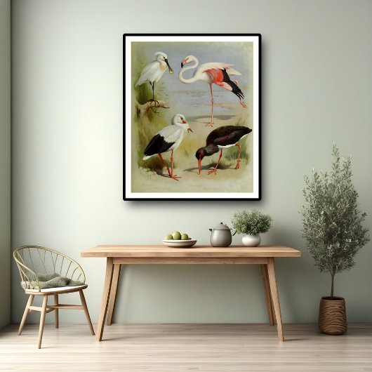 Britische Vögel, Kunstdarstellungen Poster