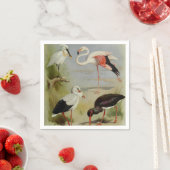 Britische Vögel, Kunstdarstellungen Serviette (Beispiel)