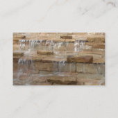 Britische Wasserfall-Visitenkarten Visitenkarte (Rückseite)