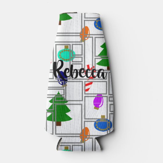 Britische Weihnachten Flaschenkühler (Vorderseite)