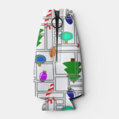 Britische Weihnachten Flaschenkühler (Rückseite)