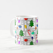 Britische Weihnachten Kaffeetasse (Vorderseite Links)