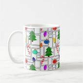Britische Weihnachten Kaffeetasse (Links)