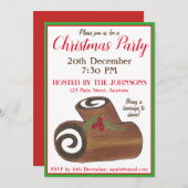 Britische Weihnachtsfeiertag-Weihnachten Einladung (Vorne/Hinten)