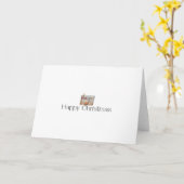 Britische Weihnachtskarte Karte (Gelbe Blume)