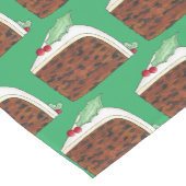 Britische Weihnachtskuchen Feiertage Essen Kurzer Tischläufer (Ecke)