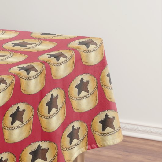 Britische Weihnachtsminze Pie Festive Holiday Part Tischdecke (Beispiel)