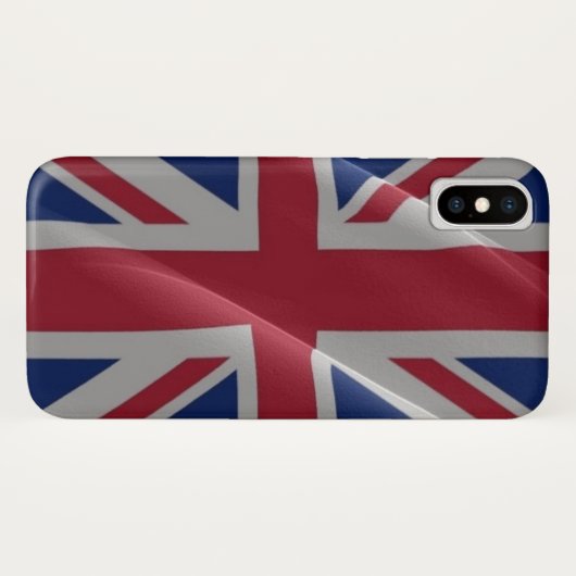 Britische Wellenflagge - Case-Mate iPhone Hülle (Rückseite (Horizontal))