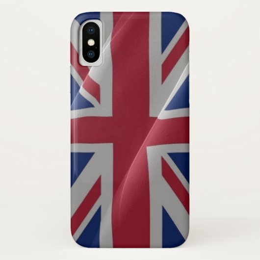 Britische Wellenflagge - Case-Mate iPhone Hülle (Rückseite)