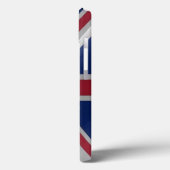 Britische Wellenflagge - Case-Mate iPhone Hülle (Rückseite / Links)