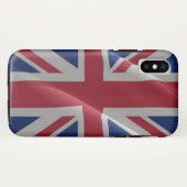 Britische Wellenflagge - Case-Mate iPhone Hülle (Rückseite (Horizontal))
