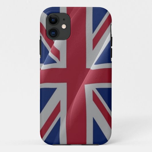 Britische Wellenflagge - Case-Mate iPhone Hülle (Rückseite)