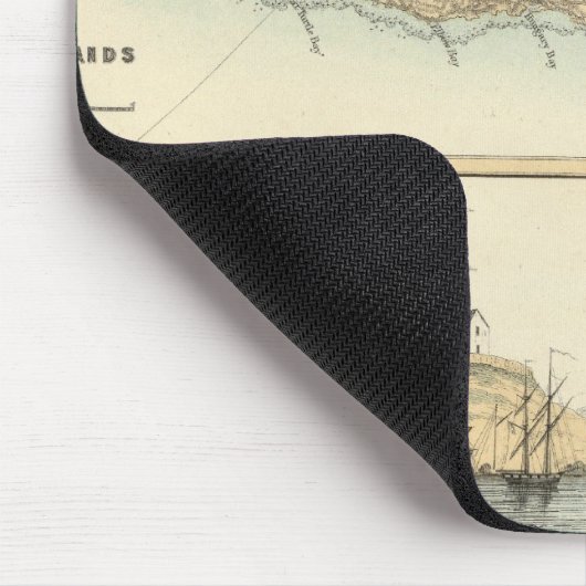 Britische Westindische Possession Mousepad (Ecke)