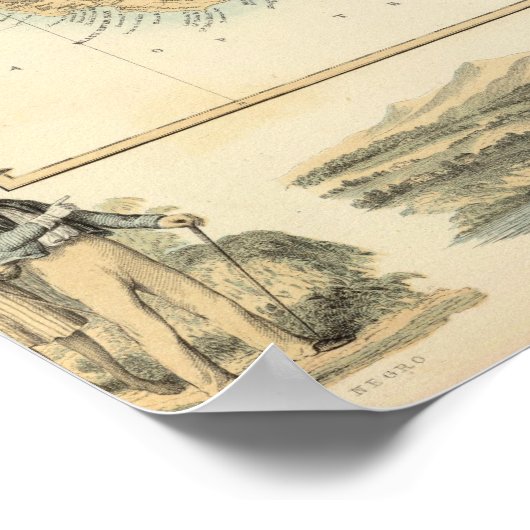 Britische Westindische Possessions Poster (Ecke)