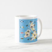 Britische Wettervorhersage Kaffeetasse (VorderseiteRechts)