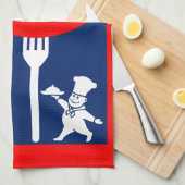 Britische Wurst und Mashküche Geschirrtuch (Viertel Falte)