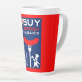 Britische Wurst und Mashküche Milchtasse (Rechte Ecke)