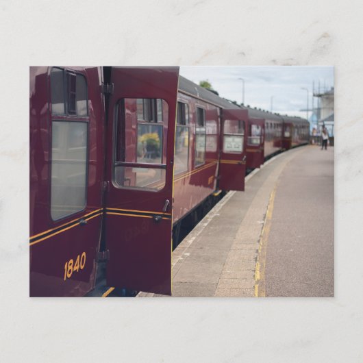 Britische Zugtüren Postkarte (Vorderseite)