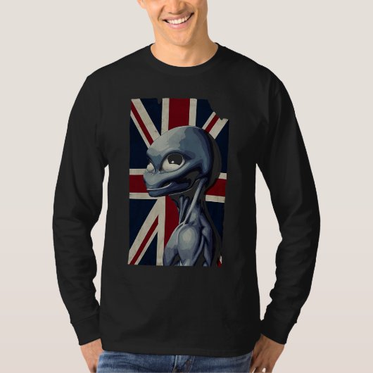 Britischer Alien T-Shirt (Vorderseite)