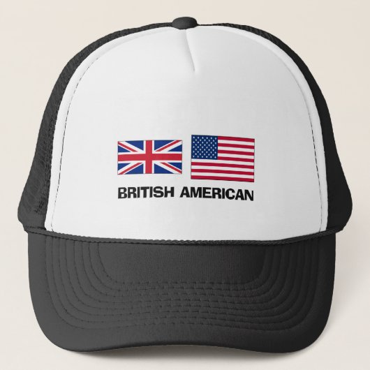 Britischer Amerikaner Truckerkappe (Vorderseite)