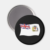 Britischer Antarktis-Flaggenmagnet Magnet (Vorderseite/Rückseite)