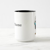 britischer Anwalt mit Wig-Tasse Tasse (Zentrum)