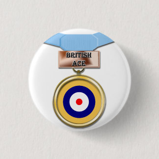 Britischer Asmedaillenknopf Button