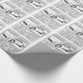 Britischer Autowitz Miata Viper Geschenkpapier (Ecke)