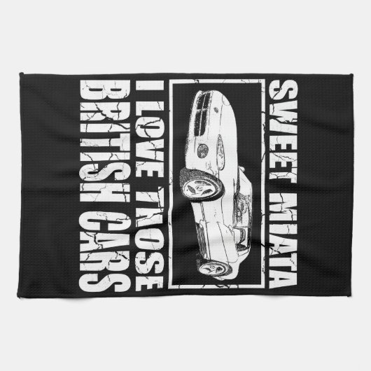 Britischer Autowitz Miata Viper Handtuch (Horizontal)