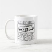 Britischer Autowitz Miata Viper Kaffeetasse (Links)