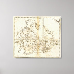 Britischer Besitz in Nordamerika 2 Leinwanddruck