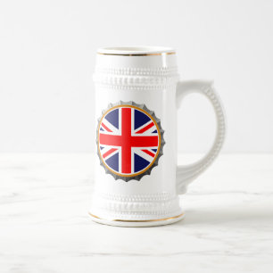 Britischer Bier Stein Bierglas
