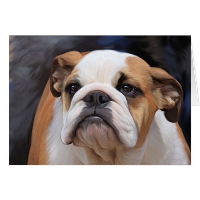 Britischer Bulldog Welpe (Vorderseite (Horizontal))