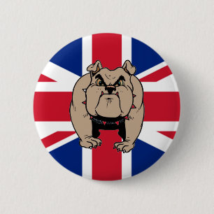 BRITISCHER Bulldoggenknopf des Gewerkschafts-Jacks Button