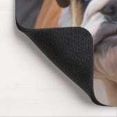 Britischer Bulldoggenwelpe Mousepad (Ecke)