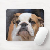Britischer Bulldoggenwelpe Mousepad (Mit Mouse)