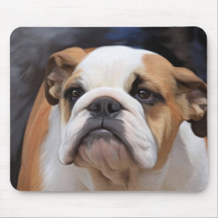 Britischer Bulldoggenwelpe Mousepad