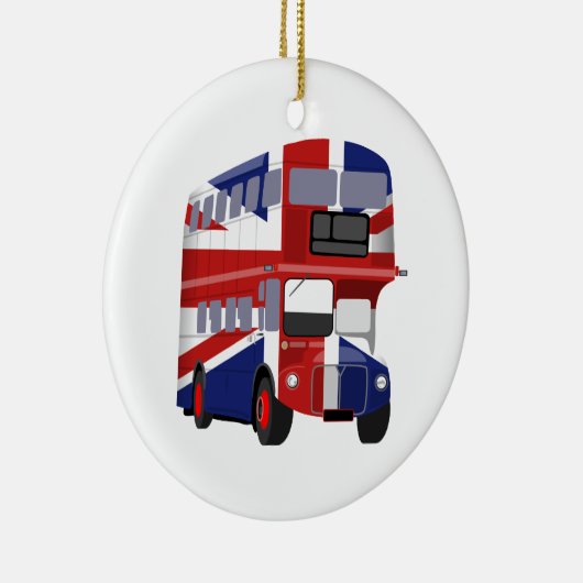 Britischer Bus Keramikornament (Rechts)