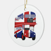 Britischer Bus Keramikornament (Links)