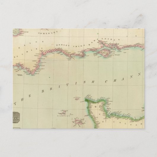 Britischer Channel Postkarte (Vorderseite)