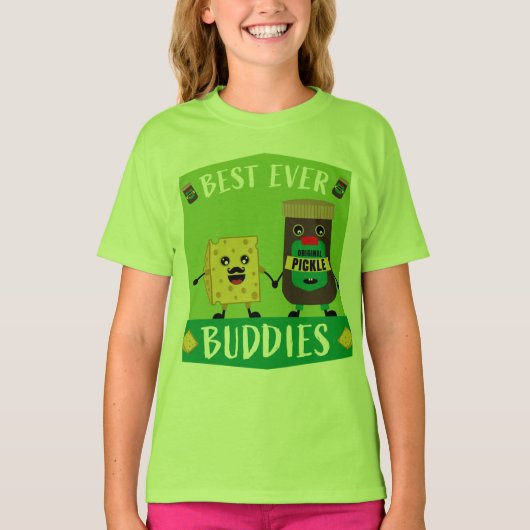 Britischer Cheddar-Käse und Pickle-Liebhaber T - S T-Shirt (Vorderseite)