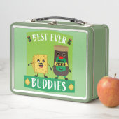 Britischer Cheddar-Käse und Pickle liebt Metal Lun Metall Brotdose (Beispiel)