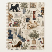 Britischer Cottagecore-Cockapoo-Planer Planer (Vorderseite)