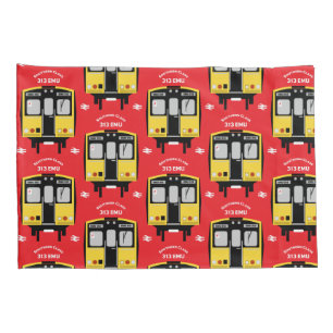 Britischer Eisenbahntrainingsenthusiast Kissenbezug