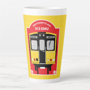 Britischer Eisenbahntrainingsenthusiast Milchtasse