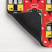 Britischer Eisenbahntrainingsenthusiast Mousepad (Ecke)