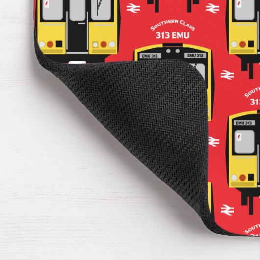Britischer Eisenbahntrainingsenthusiast Mousepad (Ecke)